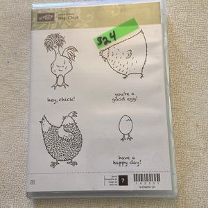 Stamping up seven piece. Hey chick